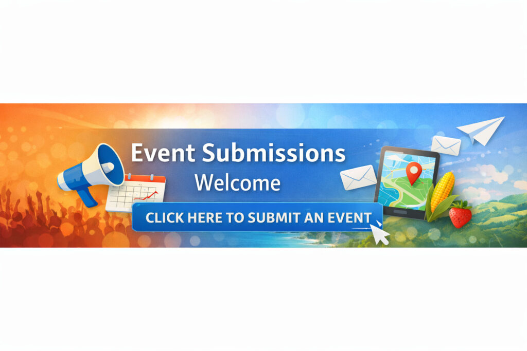 Event submissions banner for South West England events 2026 with call to submit a festival or local event