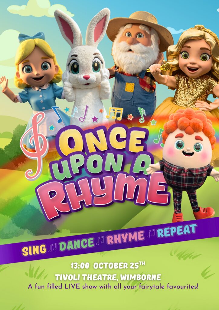 Once Upon A Rhyme family theatre show at the Tivoli Theatre, Wimborne
