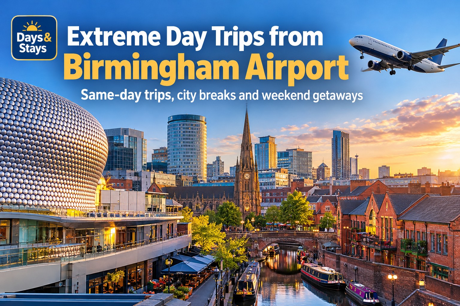 Where Can You Fly from Birmingham Airport? Day Trips & Short Breaks