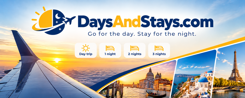 DaysAndStays.com extreme day trips and short breaks