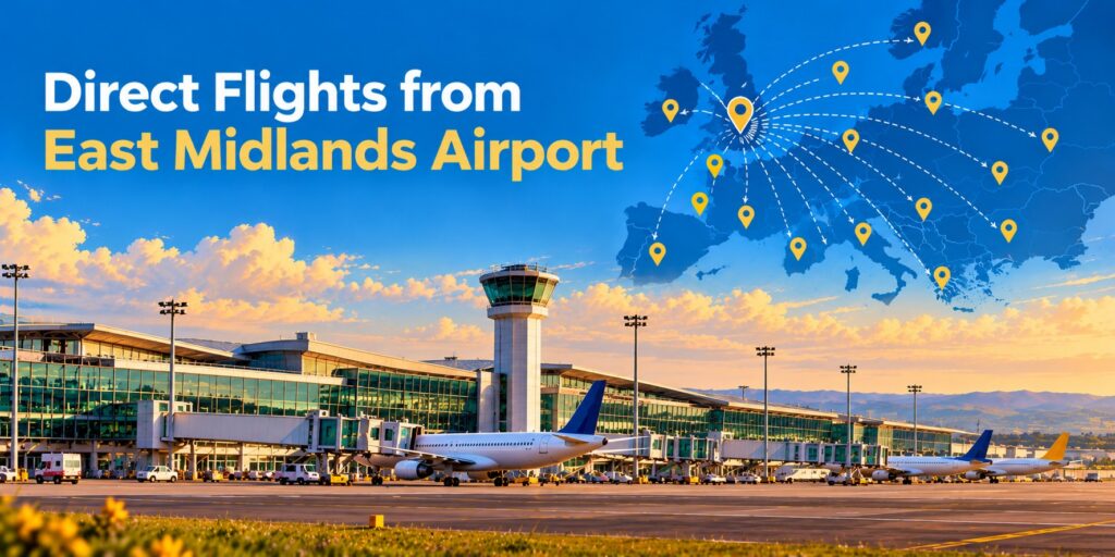 Direct flights from East Midlands Airport to destinations across Europe