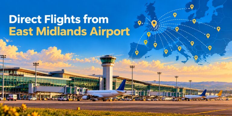 Direct flights from East Midlands Airport to destinations across Europe