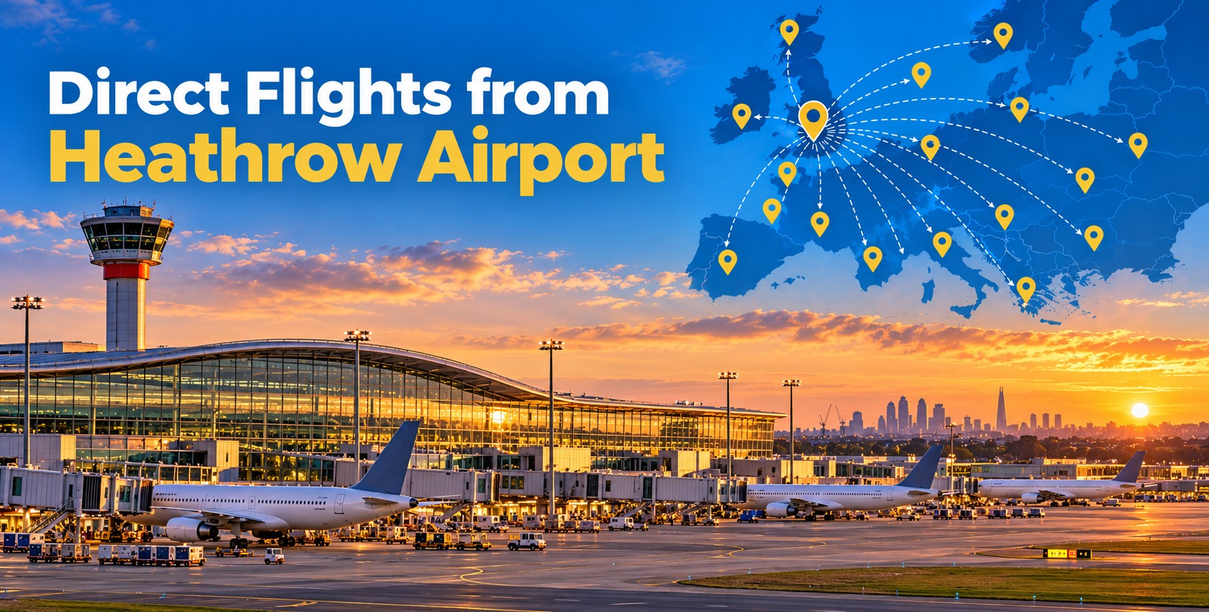 Where Can You Fly from London Heathrow Airport? Day Trips & Short Breaks