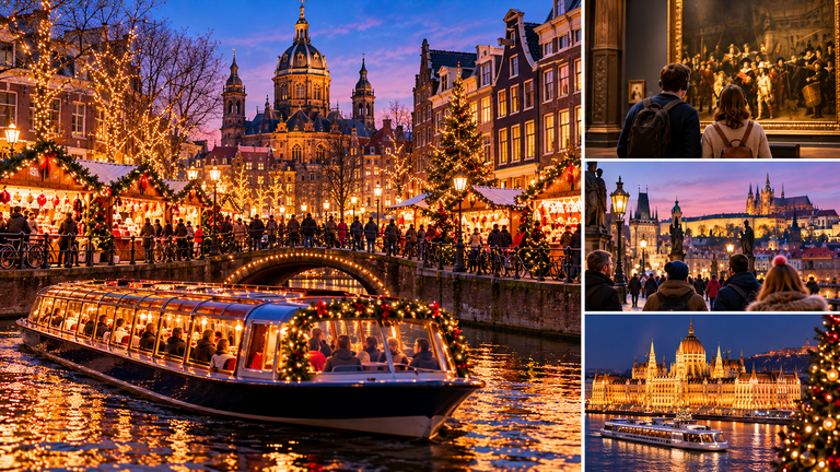 Things to Do During Your Christmas Market Trip The Christmas market might be the main reason for travelling, but many of these destinations have enough to fill the rest of the day. A canal cruise in Amsterdam, river cruise in Budapest, walking tour in Prague or museum visit in Berlin can make good use of a few spare hours. For an extreme day trip, we'd favour attractions that can be booked for a specific time and are reasonably close to the Christmas market or your route back to the airport.