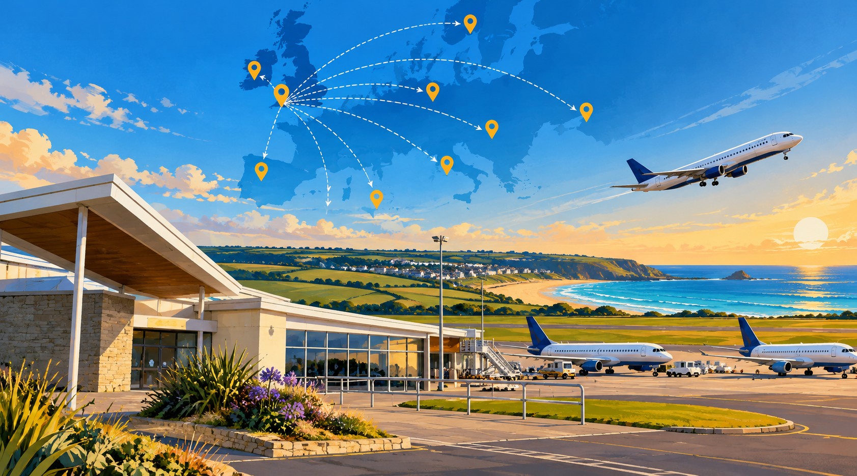 Where Can You Fly from Newquay Airport? Day Trips & Short Breaks
